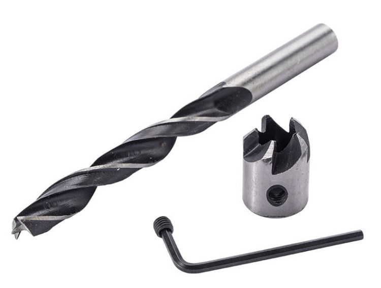 FALON TECH  Zestaw wierteł z pogłębiaczem 5el. 3-6mm FT3450 1