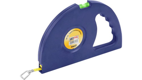 ARTPOL Miara zwijana z poziomicą ERGO 50m