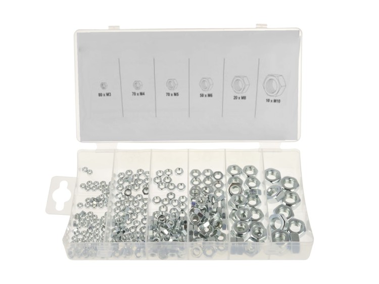 FALON TECH Zestaw Nakrętki nierdzewne M3-M10 300szt. FT0300