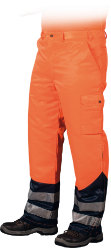 Leber Spodnie robocze VISGRE zimowe ocieplane odblaskowe r. XXXL