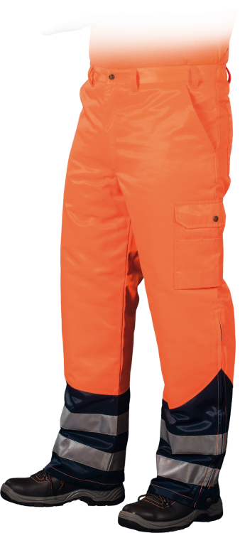 Leber Spodnie robocze VISGRE zimowe ocieplane odblaskowe r. XXXL