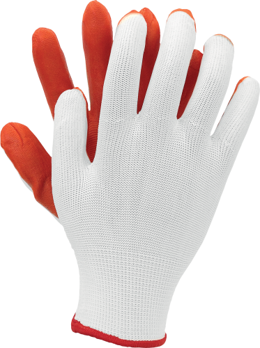 OGRIFOX Rękawice robocze biało-pomarańczowe OX.11.386 LATUA rozmiar L