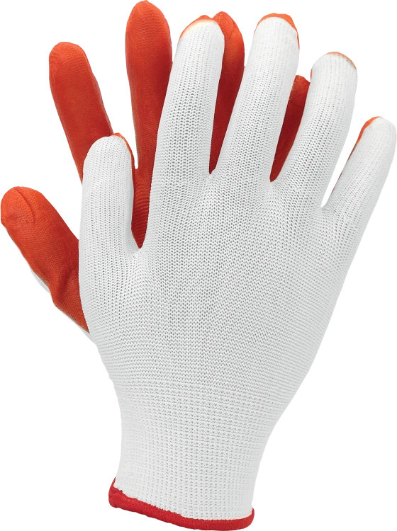 OGRIFOX Rękawice robocze biało-pomarańczowe OX.11.386 LATUA rozmiar L