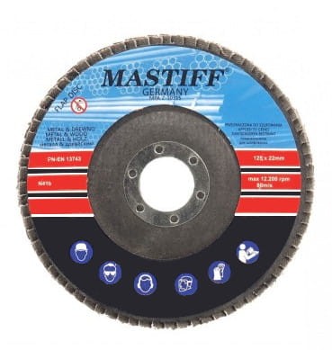 MASTIFF Tarcza listkowa lamelka 125mm P60