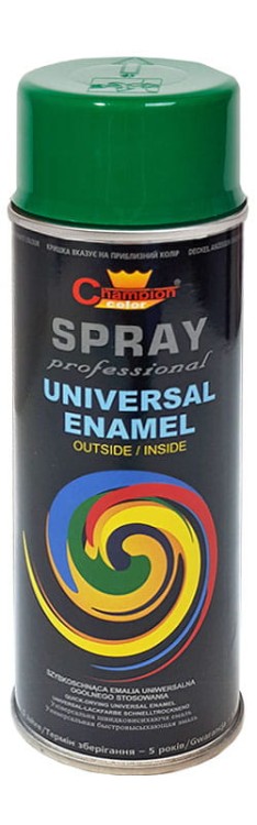 Farba champion uniwersalna 400ml RAL6029 zielona miętowa aerozol
