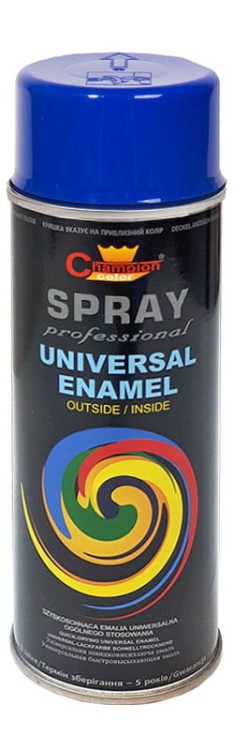 Farba champion uniwersalna 400ml RAL5002  granatowa aerozol