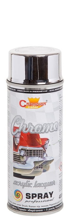 Farba champion super chrom 400ml srebrna aerozol