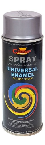 Farba champion uniwersalna 400ml RAL 7046 szara jasna aerozol