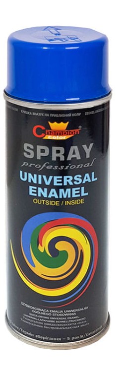Farba champion uniwersalna 400ml RAL5010 niebieska ciemna aerozol