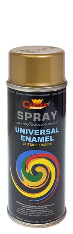 Farba champion uniwersalna 400ml złota 24Kr aerozol