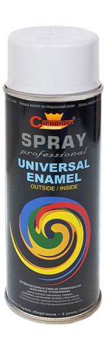 Farba champion uniwersalna 400ml RAL9006 srebrna acrylic aerozol