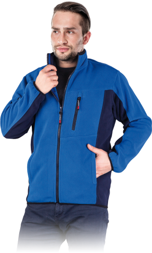 REIS Bluza polarowa niebiesko-granatowa POLAR-TWIN rozm.L