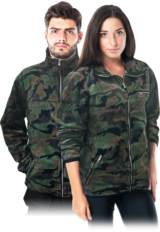 REIS Bluza polarowa moro kamuflażowa rozm. XS