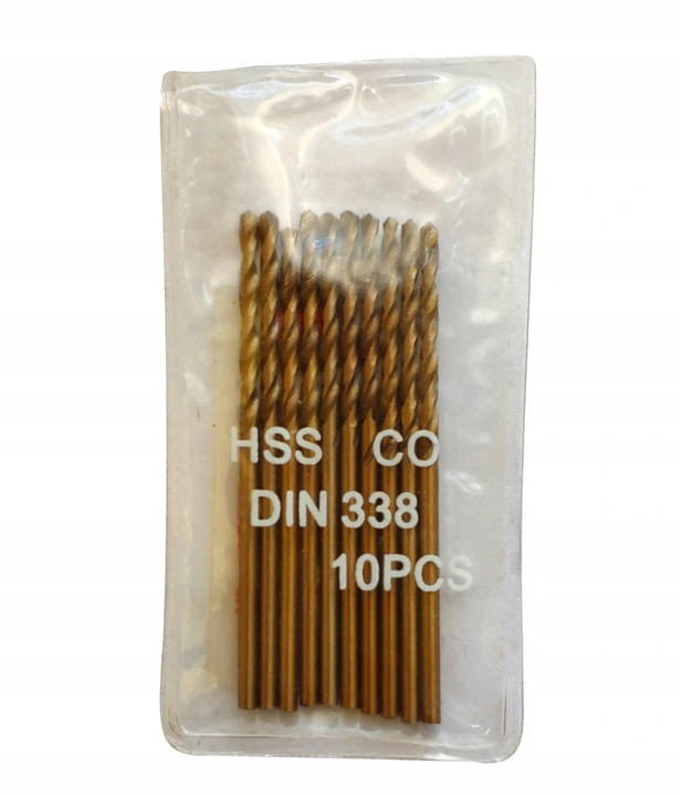 ARTPOL Wiertło do metalu NWKa 0.8mm KOBALTOWE ZESTAW 10SZT 1