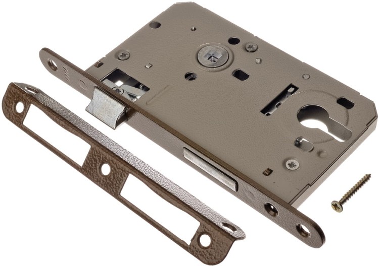 JANIA Zamek drzwiowy wewnętrzny uniwersalny 72/60 mm na wkład z dźwignią