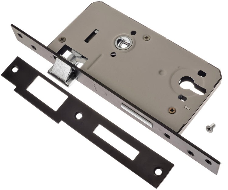 JANIA Zamek wpuszczany bramowy 90/63 lewy na wkład