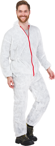 REIS Kombinezon ochronny malarski z polipropylenu roz.L Biały