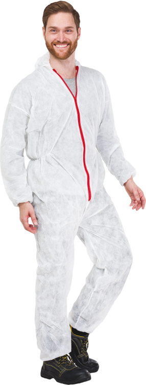 REIS Kombinezon ochronny malarski z polipropylenu roz.L Biały