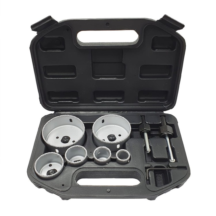 FALON TECH Otwornice wolframowe do glazury 8 szt. FT016010