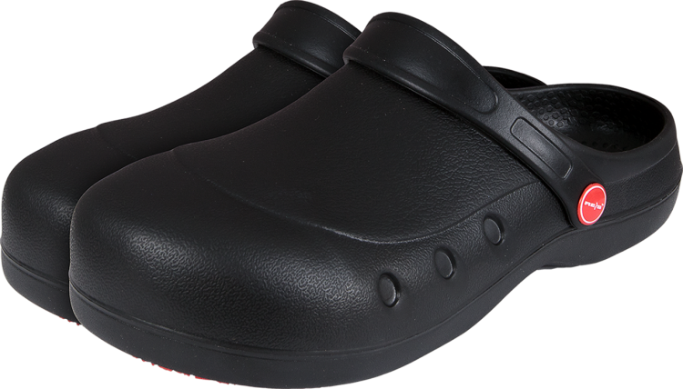 REIS Klapki kroksy SB pełne z tworzywa EVA stalowy nosek czarne rozm. 36-37 1