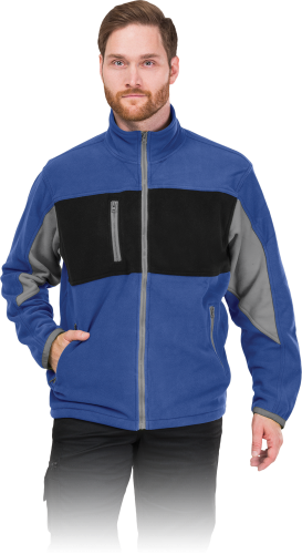 LEBER Bluza polarowa Formen niebieska rozm. XL