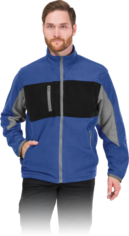 LEBER Bluza polarowa Formen niebieska rozm. XL