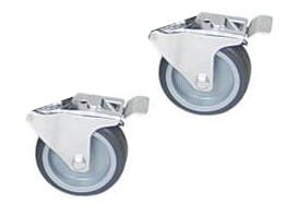 QBRICK Koła z hamulcem 2szt do platform One oraz Two