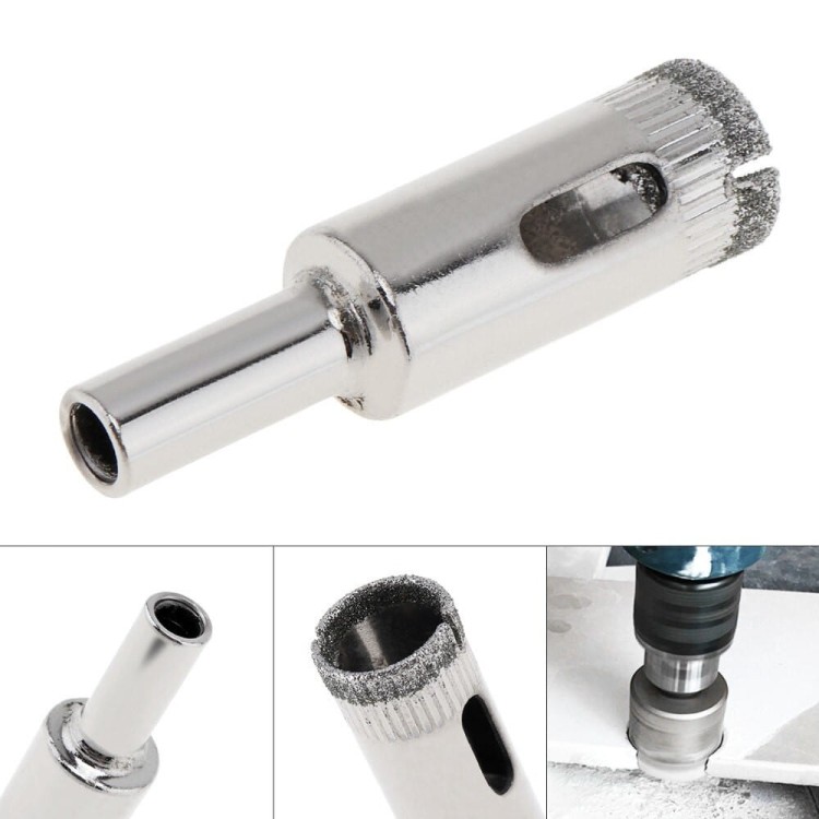 FALON TECH Wiertło diamentowe koronowe otwornica do glazury 25x4x55mm FT25455DG 1
