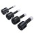FALON TECH Otwornice diamentowe do gresu i betonu zestaw 4 szt. + adapter M14 3/8" FT04DH 3