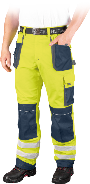 LEBER Spodnie robocze ochronne FORMEN odblaski rozm.60
