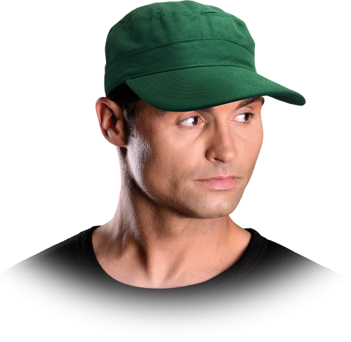 REIS Czapka z daszkiem zielona rozm.57-61