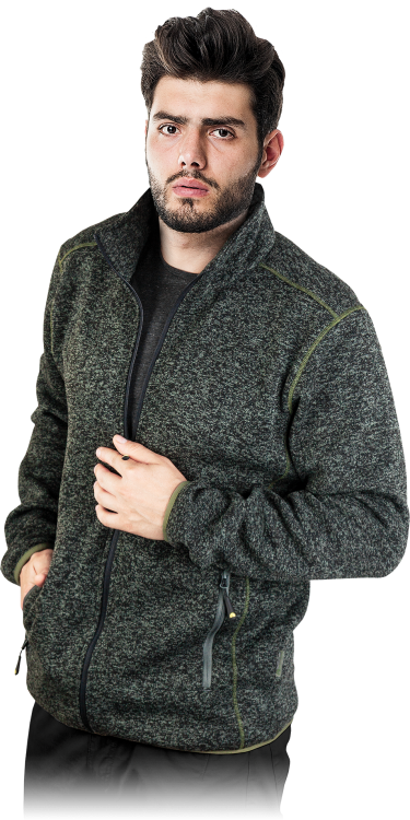 LEBER Bluza męska turystyczna Sperling zielona rozm. XL