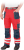 LEBER Spodnie robocze FORMEN czerwone rozm. 62