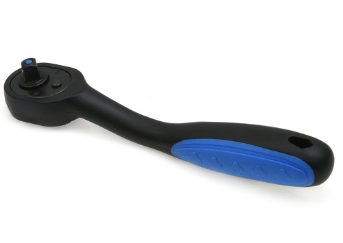 FALON TECH Grzechotka powlekana wygięta 3/8" 72z FT1338