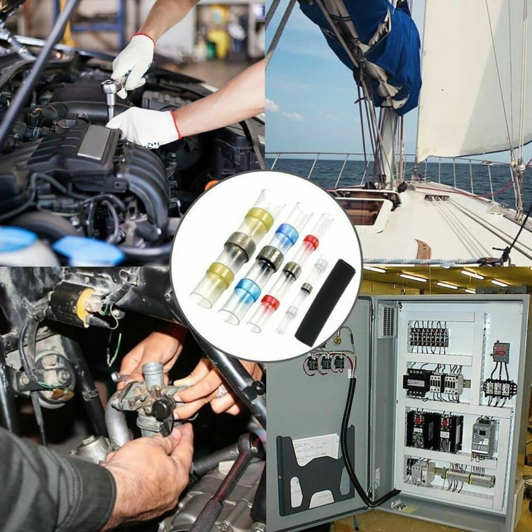 FALON TECH Osłonki lutownicze złącza termokurczliwe 50szt. FT4550 1