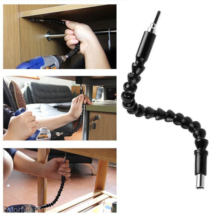 FALON TECH Przedłużka elastyczna 1/4" 30cm na wiertarkę wkrętarkę FT1429 1