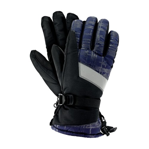 REIS Rękawice ochronne ocieplane THINSULATE granatowo-czarny rozm.XL