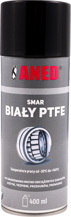 ANED Smar Biały PTFE SPRAY 400ml