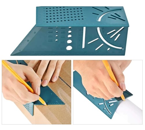 FALON TECH Kątownik japoński stolarski narożny 3D FT123DP 6