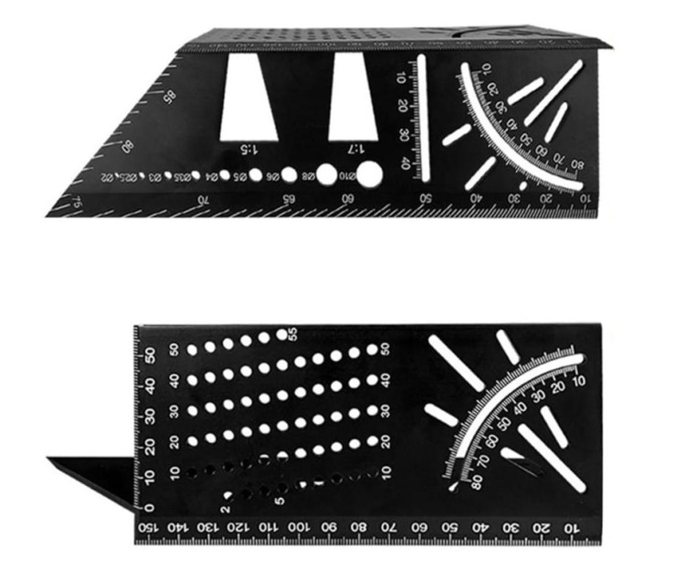 FALON TECH Kątownik japoński stolarski narożny 3D FT123DM 2