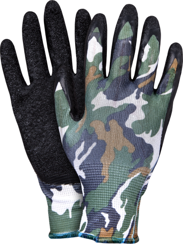 REIS Rękawice robocze latex dragony moro rozm.11