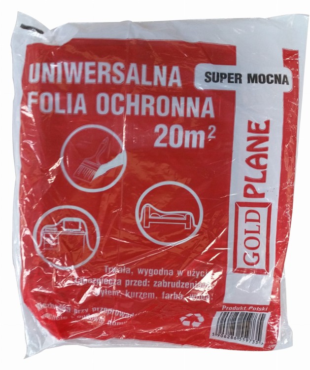 AJKA FOLIA BUDOWLANA  0,06mm 4x5m Super Mocna