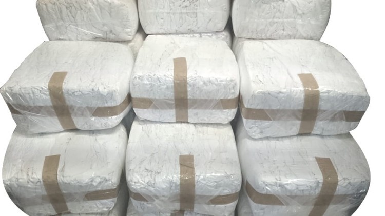 CZYŚCIWO BAWEŁNIANE BIAŁE, SZMATKI, CIĘTE, 1op=10kg