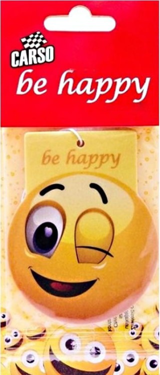 CARSO BE HAPPY MIX zapach samochodowy wesoła buźka 1