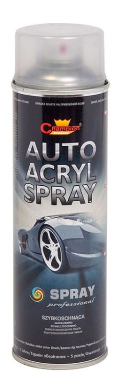 Farba Champion Autolakier akryl 500ml bezbarwny