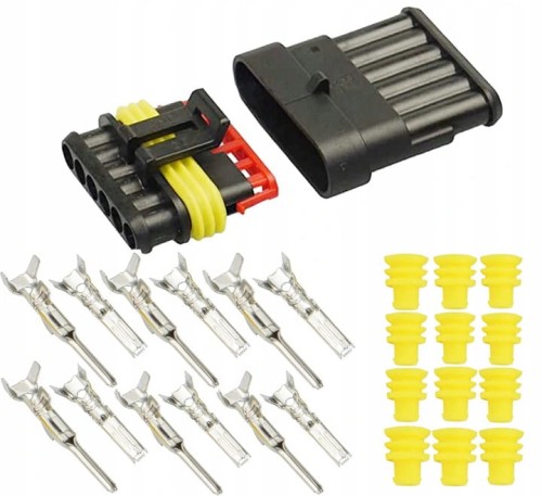 VORFAL KOSTKA WTYK ZŁĄCZE HERMETYCZNE SUPERSEAL 6 PIN 2