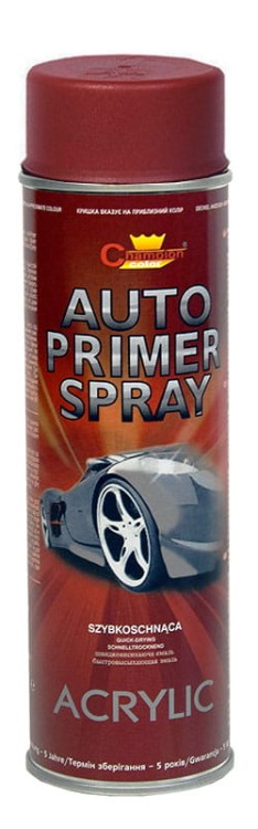 Farba Champion Autolakier akryl 500ml podkład czerwony