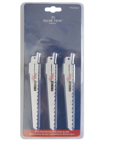 FALON TECH Zestaw brzeszczotów do piły szablastej 3 elementy FT370013